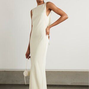 St. Agni Draped Cowl Dress Dove - NWT